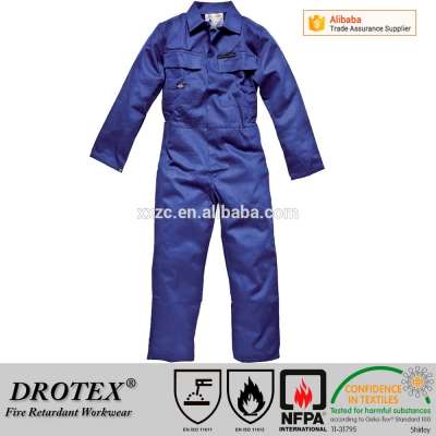 Protective Clothing Wholesale 100%Cotton Flame Resistant Clothing  in Navy Roayl Red Orange Color